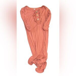 Rust Orange Bamboo Gown